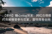 【爆料】糖心vlog突发：网红在傍晚时刻被曝曾参与花絮，震惊席卷全网