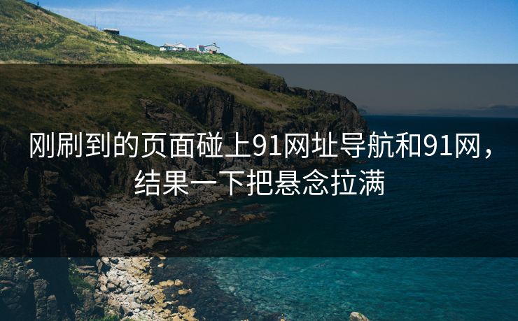 刚刷到的页面碰上91网址导航和91网，结果一下把悬念拉满